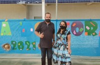 Luzimar Silva confere ampliação da Escola Cora Coralina após reabertura 