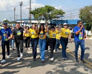 Marcha para Jesus 2025 em Anápolis: vereadores e multidão de fiéis unem-se em grande celebração de fé