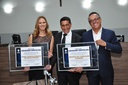Maria Cristina Romero e Moisés de Carvalho Romero recebem título de cidadania anapolina