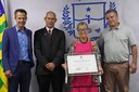 Maria Pilar de Lima, a Tita Doceira, recebe título de cidadania anapolina