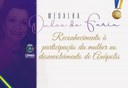 MEDALHA DULCE DE FARIA – Câmara de Anápolis confere honraria a 27 mulheres em solenidade nesta quinta-feira, 24