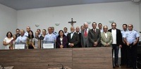 Oficiais da Ala 2, antiga Base Aérea, recebem título de cidadania anapolina em sessão solene
