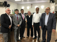 Padre Geovani Alexandre e os vicentinos Francisco Bispo e Vicente Messias recebem cidadania anapolina