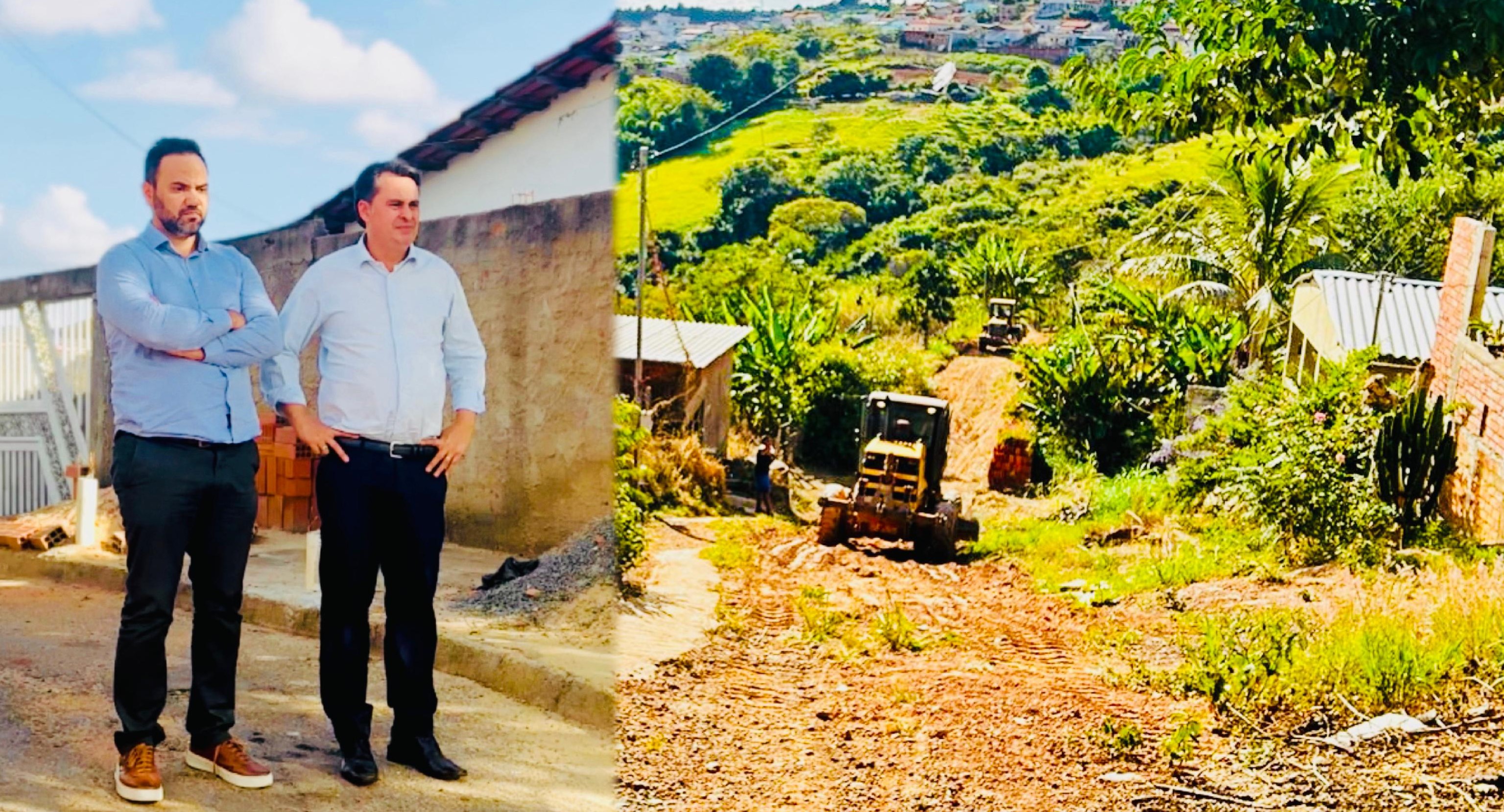 Patrolamento em ruas no Bom Sucesso é realizado a pedido de Jean Carlos; próxima etapa inclui asfalto e galerias pluviais