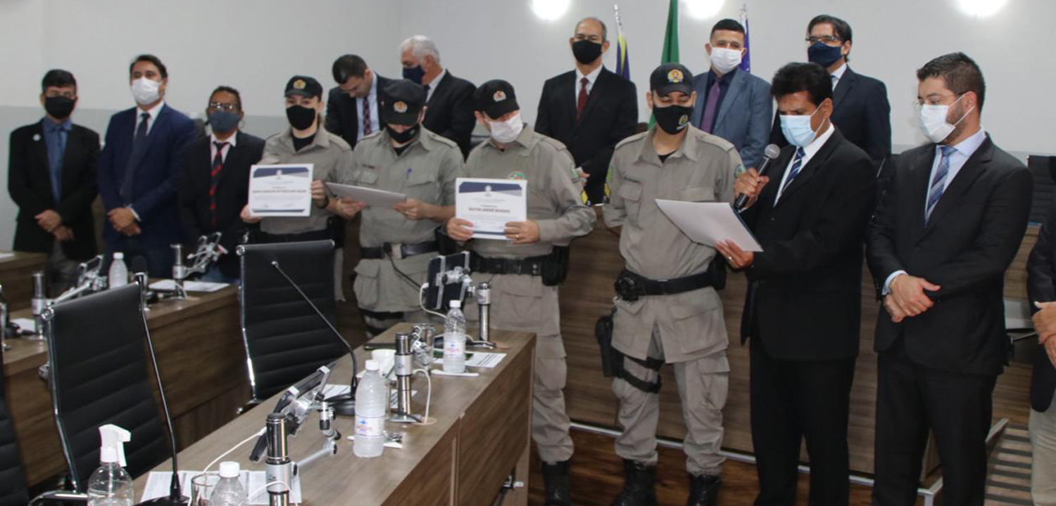 Policiais militares do Copom são homenageados pela Câmara