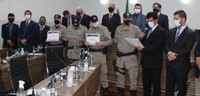 Policiais militares do Copom são homenageados pela Câmara