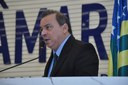 Policial Federal Suender critica estrutura física da Escola Municipal Inácio Sardinha de Lisboa, em Interlândia