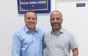 Policial Federal Suender e Major Vitor Hugo se reúnem em Anápolis