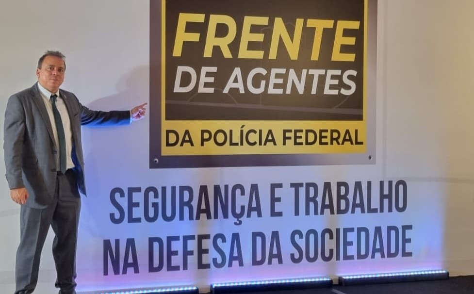 Policial Federal Suender participa em Brasília do lançamento do projeto ‘Frente de Agentes’