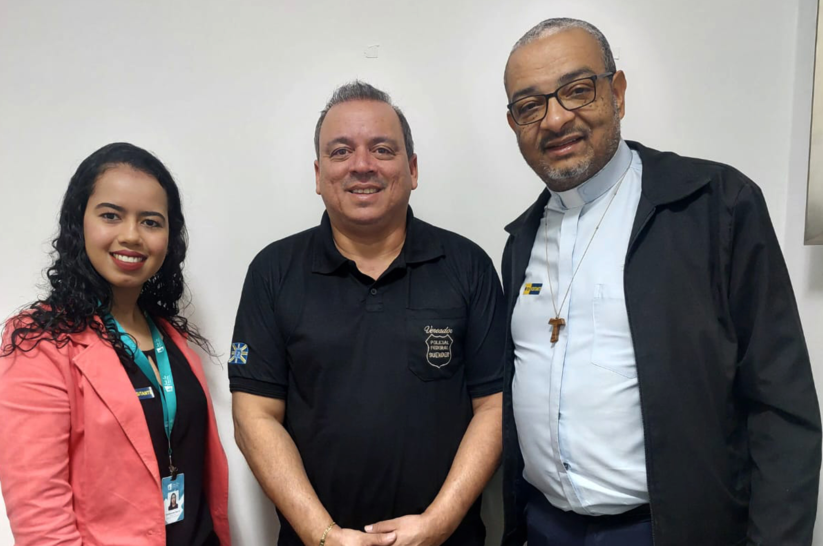 Policial Federal Suender recebe diretor da Santa Casa de Misericórdia