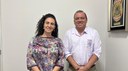 Policial Federal Suender se reúne com Diretora de Inovação e Tecnologia da Prefeitura