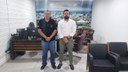 Policial Federal Suender se reúne com o presidente da CMTT