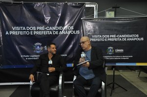 Pré-candidato a prefeito do PSOL, Eugênio Lourenço Dias é recebido na presidência da Câmara