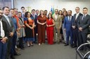 Presidente Andreia Rezende e vereadores recebem comitiva da OAB 