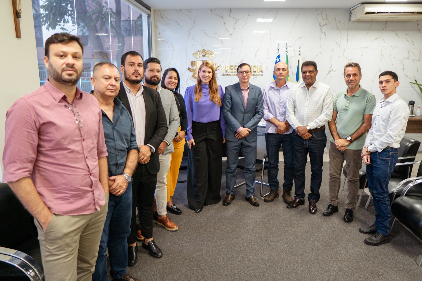 Presidente Andreia Rezende se reúne com a CMTT e discute melhorias no trânsito de Anápolis