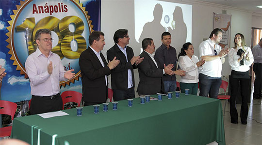 Presidente da Câmara e vereadores participaram do lançamento da revisão do Plano Diretor