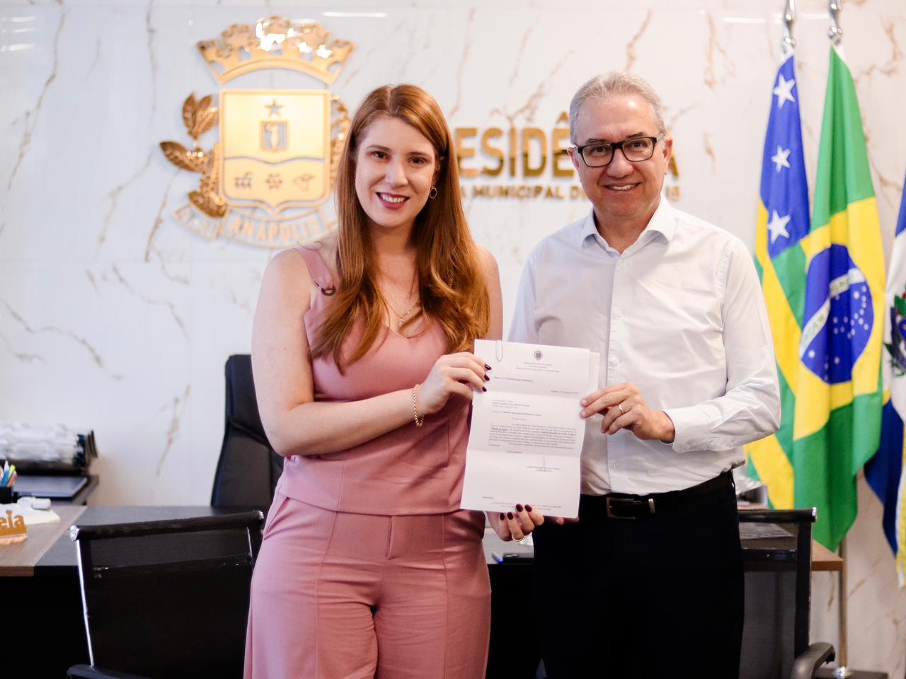 Presidente da Câmara parabeniza Augusto Ventura pela nova tarefa com desembargador