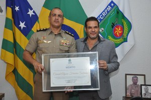 Presidente Domingos agradece comandante do 3º CRPM por empenho na redução da criminalidade em Anápolis