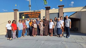 Professor Marcos apoia inauguração da Casa de Apoio São Francisco e Santa Clara