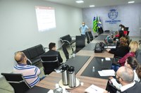 Professor Marcos faz reunião de planejamento com equipe do gabinete