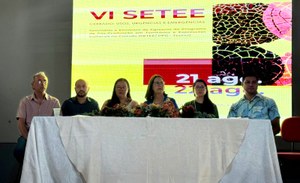 Professor Marcos participa da abertura do VI Seminário do Teccer em Anápolis