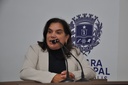 Professora Geli convida para solenidade de entrega do Certificado Consuelo Nasser