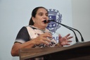 Professora Geli Sanches ressalta melhorias que foram levadas para região do Vivian Parque