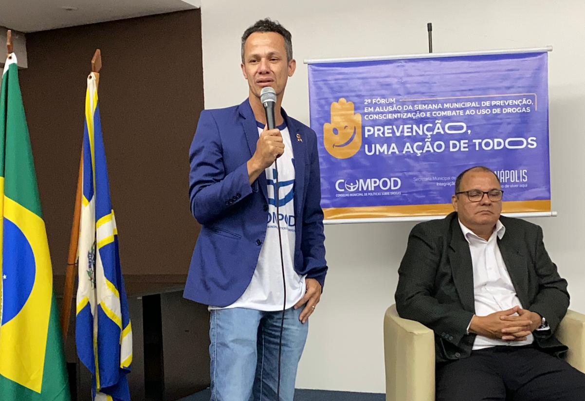 Reamilton  Espíndola representa a Câmara no 2° Fórum realizado pelo COMPOD
