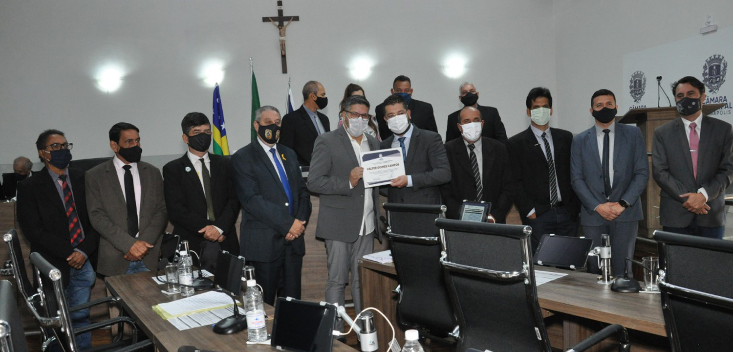 Reitor Valter Campos destaca proximidade entre UEG e Câmara Municipal