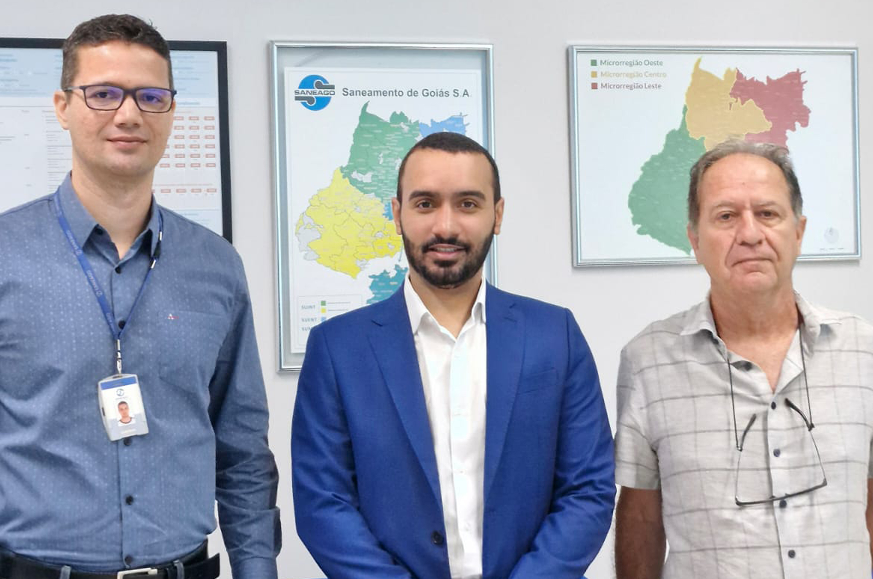 Rimet Jules visita Saneago e cobra melhorias no fornecimento de água