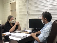 Seliane da SOS busca melhorias para o trânsito de Anápolis e visita o canil do Corpo de Bombeiros