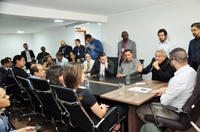 Senador Luiz do Carmo se reúne com vereadores e ouve pedidos para ajudar na solução de demandas de Anápolis