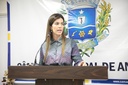 Thaís pede continuidade de projeto municipal na área do Esporte Thaís pede continuidade de projeto municipal na área do Esporte