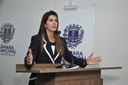 Thaís explica função da emenda impositiva: “indicamos obras ou melhorias para a população” Thaís explica função da emenda impositiva: “indicamos obras ou melhorias para a população”