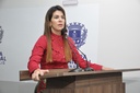 Thaís Souza explica trabalho voluntário de castração de animais realizado pelo seu gabinete