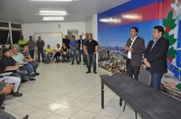Vereador Jean Carlos participa de reunião entre prefeito e boxistas do terminal urbano