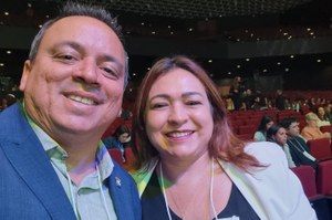 Vereador Policial Federal Suender marca presença em seminário do Partido Liberal, com a participação de Bolsonaro