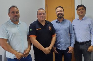 Vereador Policial Federal Suender se reúne com chefe de Gabinete e assessores Especiais do Prefeito