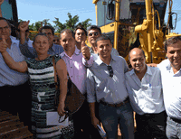  Vereadores assinam ordem de serviço para construção do viaduto