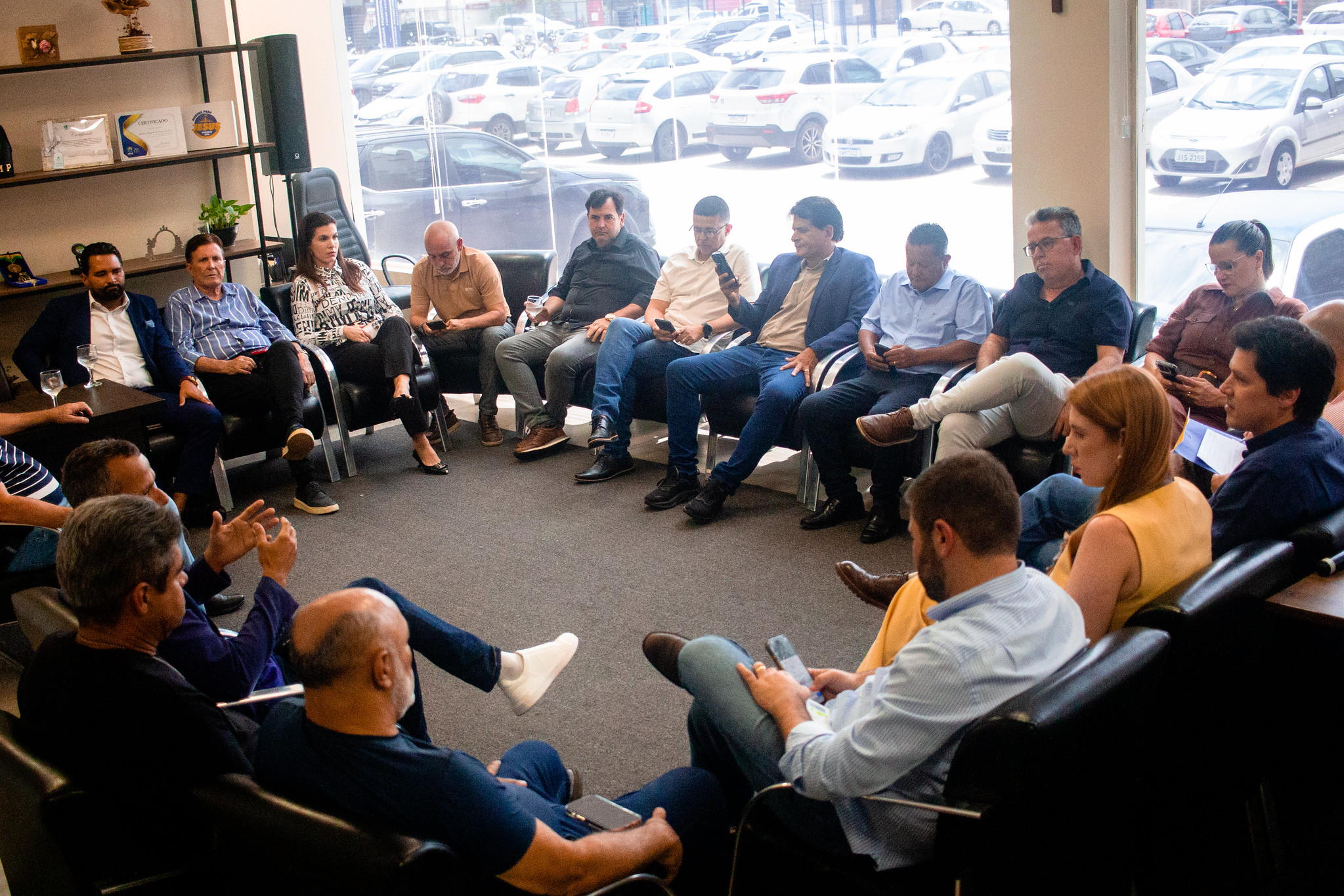 Vereadores fazem reunião de trabalho com vice-governador Daniel Vilela, na Câmara Municipal, encaminham demandas e recebem compromisso de ampliar parcerias