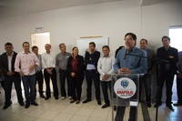 Vereadores participam da inauguração do SAMU no Bairro Alexandrina