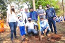 Vereadores participam de realização de plantio e reflorestamento em área de preservação Vereadores participam de realização de plantio e reflorestamento em área de preservação