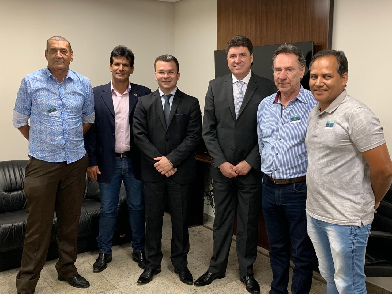 Vereadores se encontram com Secretário Estadual de Indústria e Comercio Wilder de Morais