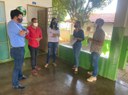Vereadores visitam escola e área onde será construída nova unidade de ensino Vereadores visitam escola e área onde será construída nova unidade de ensino