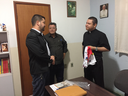 Vereadores visitam padre Rogério da Paróquia São Joaquim Vereadores visitam padre Rogério da Paróquia São Joaquim