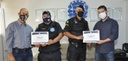 Vigilantes patrimoniais recebem certificado de honra ao mérito Vigilantes patrimoniais recebem certificado de honra ao mérito