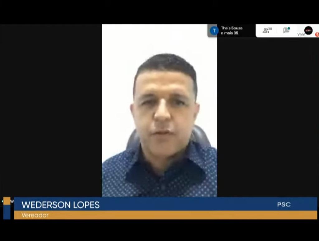 Wederson Lopes defende que sejam essenciais atividades de igrejas e de escolas