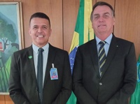 Wederson Lopes representa a Câmara de Anápolis em reunião com presidente Jair Bolsonaro em Brasília